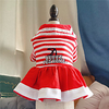 Dog Cat Dress Floral / Botanical Daisy Elegant Adorable Cute Dailywear Casual / Daily Dog Clothes Puppy Clothes Dog Outfits Breathable Red Blue Costume for Girl and Boy Dog Polyester XS S M L miniinthebox