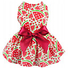 Dog Cat Dress Fruit Casual / Sporty Sweet Party Dog Clothes Breathable Red Costume Cotton XXS XS S M L