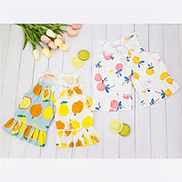 Dog Cat Dress Fruit Leisure Cute Dailywear Casual / Daily Dog Clothes Puppy Clothes Dog Outfits Breathable Yellow Pink Costume for Girl and Boy Dog Padded Fabric S M L XL miniinthebox