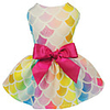 Dog Cat Dress Mermaid Flower Fairy Elegant Sweet Wedding Party Dog Clothes Breathable Pink Costume Cotton XXS XS S M L