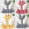 Dog Cat Dress Plaid / Check Elegant Adorable Cute Dailywear Casual / Daily Dog Clothes Puppy Clothes Dog Outfits Breathable Yellow Red Black Costume for Girl and Boy Dog Polyester S M L XL XXL miniinthebox