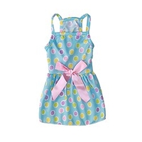 Dog Cat Dress Polka Dot Color Block Adorable Sweet Dailywear Casual / Daily Dog Clothes Puppy Clothes Dog Outfits Breathable Purple Rosy Pink Blue Costume for Girl and Boy Dog Cloth XS S M L XL miniinthebox