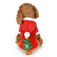 Dog Cat Hoodie Christmas Puppy Clothes Christmas New Year