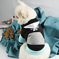 Dog Cat Hoodie Jacket Geometic Fashion Casual / Daily Winter Dog Clothes Puppy Clothes Dog Outfits Breathable Black Costume for Girl and Boy Dog Cotton Polyster XS S M L XL XXL