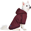 Dog Cat Hoodie Sweatshirt Solid Colored Casual / Sporty Casual / Daily Winter Dog Clothes Breathable Red Costume Cotton 10 12 14 16 18 20