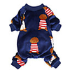 Dog Cat Jumpsuit Pajamas Animal Casual / Sporty Cute Casual / Daily Dog Clothes Breathable Blue Costume Cotton XS S M L XL XXL