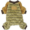 Dog Cat Jumpsuit Pajamas Color Block Casual / Sporty Cute Casual / Daily Dog Clothes Breathable Brown Costume Cotton XS S M L XL XXL
