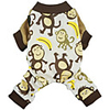 Dog Cat Jumpsuit Pajamas Monkey Casual / Sporty Adorable Casual / Daily Dog Clothes Breathable Brown Costume Cotton XS S M L XL XXL