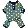Dog Cat Jumpsuit Pajamas Polka Dot Casual / Sporty Adorable Casual / Daily Dog Clothes Breathable Gray Costume Cotton XS S M L XL XXL