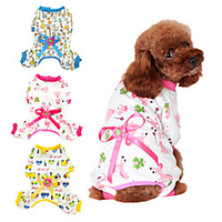 Dog Cat Jumpsuit Puppy Clothes Dog clothes Princess Giraffe Animal Princess Cat Cartoon Cute Casual / Daily Dog Clothes Puppy Clothes Dog Outfits Warm Yellow Blue Pink Costume for Girl and Boy Dog miniinthebox