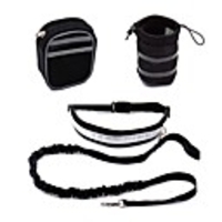 Dog Cat Leash Reflective Band Running Leash Portable Trainer Solid Colored Nylon Husky Labrador Alaskan Malamute Golden Retriever Border Collie Japanese Spitz Gray / White Black 1 set
