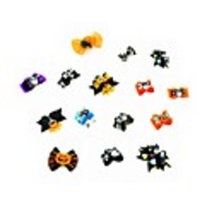Dog Cat Ornaments Hair Accessories Bowknot Hair Bows Cute Solid Colored Fabric Rainbow 10pcs