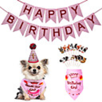 Dog Cat Outfits Bandanas Hats Christmas Costume"es Sayings Santa Claus Classic Cosplay Funny Christmas Party Winter Dog Clothes Puppy Clothes Dog Outfits Adjustable Blue Pink Costume for Girl