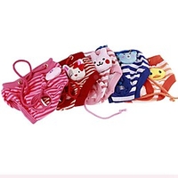 Dog Cat Pants Striped Cute Dog Clothes Puppy Clothes Dog Outfits Red Blue Pink Costume for Girl and Boy Dog Polyester S M L