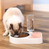 Dog Cat Pets Bowls Water Bottles / Automatic Drinking Bowl 0.5 L ABSPC Automatic Durable Solid Colored Blue Pink Coffee Bowls Feeding