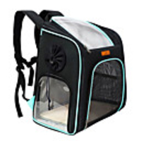 Dog Cat Pets Carrier Bag Travel Backpack Travel Bag Dog Backpack Travel Carrier Bag Portable Breathable Durable Solid Colored Nylon puppy Small Dog Outdoor Hiking Jade Blue Pink