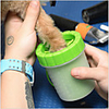 Dog Cat Pets Cleaning PP YARN Silica Gel Baths Portable Pet Grooming Supplies Green Blue 1