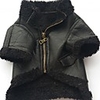Dog Cat Pets Coat Puppy Clothes Solid Colored Shrugs Ordinary Outdoor Dog Clothes Puppy Clothes Dog Outfits Black Brown Coffee Costume for Girl and Boy Dog PU (Polyurethane) S M L XL