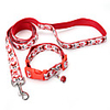 Dog Cat Pets Collar Harnesses Leash Portable Breathable Retractable Foldable Soft Cute and Cuddly Extra Long Geometic Character Christmas Polyester Corgi Beagle Bulldog Shiba Inu Cocker Spaniel Pug