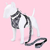 Dog Cat Pets Collar Leash Cute and Cuddly Decoration Nylon Black