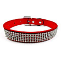 Dog Cat Pets Collar Portable Breathable Retractable Cute and Cuddly Walking Solid Colored PU Leather Black Red 1pc
