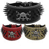 Dog Cat Pets Collar Solid Colored PU Leather Black Gold Red miniinthebox