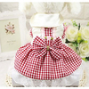 Dog Cat Pets Dress Puppy Clothes Bowknot DressesSkirts Wedding Party Dog Clothes Puppy Clothes Dog Outfits Red Blue Pink Costume for Girl and Boy Dog Polyster XS S M L XL XXL miniinthebox