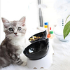 Dog Cat Pets Feeders 0.5 L Plastic Solid Colored Transparent White Black Bowls Feeding miniinthebox