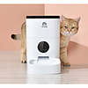 Dog Cat Pets Feeders 5 L Adjustable Smart Automatic Food Dispenser White Bowls Feeding