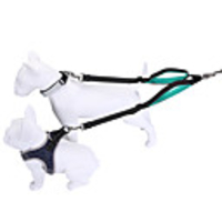 Dog Cat Pets Harness Leash Double Dog Leash Reflective Portable Retractable Soft Cute and Cuddly Adjustable Flexible Durable Color Block Classic Nylon Corgi Beagle Bulldog Shiba Inu Cocker Spaniel Pug