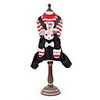 Dog Cat Pets Jumpsuit Puppy Clothes Striped Vintage Rabbit / Bunny Cowboy Animal Dog Clothes Puppy Clothes Dog Outfits Black Red Costume for Girl and Boy Dog Cotton / Polyester XS S M L XL
