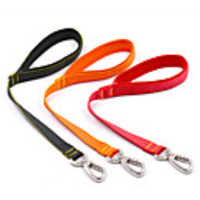 Dog Cat Pets Leash Portable Retractable Foldable Soft Cute and Cuddly Extra Long Adjustable Flexible Solid Colored Classic Nylon Corgi Beagle Bulldog Shiba Inu Cocker Spaniel Pug Red Orange 1pc