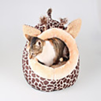 Dog Cat Pets Mattress Pad Bed Bed Blankets Leopard Durable Casual Fabric 444634 485547 cm