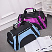 Dog Cat Pets Travel Carrier Bag Casual / Daily Solid Colored Nylon Purple Light Green Blue