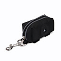 Dog Cat Pets Treat Pouch Bag Portable Washable Travel Color Block Fashion Oxford Cloth Training Running Black Gray