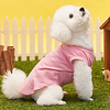 Dog Cat Shirt / T-Shirt Elegant Adorable Cute Dailywear Casual / Daily Dog Clothes Puppy Clothes Dog Outfits Breathable White Purple Yellow Costume for Girl and Boy Dog Polyester XS S M L miniinthebox