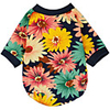 Dog Cat Shirt / T-Shirt Flower Casual / Sporty Fashion Casual / Daily Dog Clothes Breathable Black Costume Cotton XS S M L XL XXL