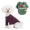 Dog Cat Shirt / T-Shirt Letter Number Classic Casual / Daily Winter Dog Clothes Puppy Clothes Dog Outfits Breathable Red Green Costume for Girl and Boy Dog Cotton S M L XL XXL