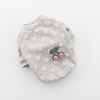 Dog Cat Shirt / T-Shirt Vest Dot Elegant Adorable Cute Casual / Daily Dog Clothes Puppy Clothes Dog Outfits Breathable Pink Costume for Girl and Boy Dog Cotton XS S M L XL