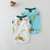 Dog Cat Shirt / T-Shirt Vest Fruit Adorable Cute Casual / Daily Dog Clothes Puppy Clothes Dog Outfits Breathable White Blue Costume for Girl and Boy Dog Cotton S M L XL XXL 3XL