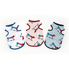 Dog Cat Shirt / T-Shirt Vest Print Animal Adorable Cute Casual / Daily Dog Clothes Puppy Clothes Dog Outfits Breathable White Blue Coffee Costume for Girl and Boy Dog Cotton S M L XL XXL
