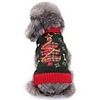 Dog Cat Sweater Christmas Simple Style Winter Dog Clothes Black / Red Costume Polyester XXS XS S M L XL