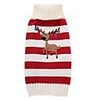 Dog Cat Sweater Elk Simple Style Winter Dog Clothes Red Green Costume Polyester XS S M L