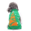 Dog Cat Sweater Simple Style Winter Dog Clothes Green Costume Polyester XS S M