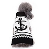 Dog Cat Sweater Simple Style Winter Dog Clothes White Costume Polyester XS S M L XL