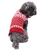 Dog Cat Sweater Snowflake Christmas Simple Style Winter Dog Clothes Red Costume Polyester XS S M L