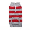 Dog Cat Sweater Striped Simple Style Winter Dog Clothes Red Blue Costume Polyester XXS XS S M L XL