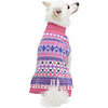 Dog Cat Sweater Stripes Windbreaker Casual / Daily Winter Dog Clothes Breathable Pink Costume Fleece Polyster 10 12 14 16 18 20