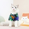 Dog Cat T-shirts Hawaii Fashion Hawaiian Casual / Daily Outdoor Dog Clothes Puppy Clothes Dog Outfits Soft Green Blue Yellow Costume for Girl and Boy Dog Polyester Cotton S M L XL XXL miniinthebox