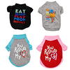 Dog Cat T-shirts Puppy Clothes Dog clothes Word / Phrase Letter Number Slogan Princess Cute Sweet Traveling Casual / Daily Dog Clothes Puppy Clothes Dog Outfits Breathable Black Red Blue Costume miniinthebox